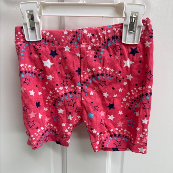 NWOT Member's Mark 3T Girls Pink Multicolor Starry Pajama Soft Shorts - Picture 1 of 4